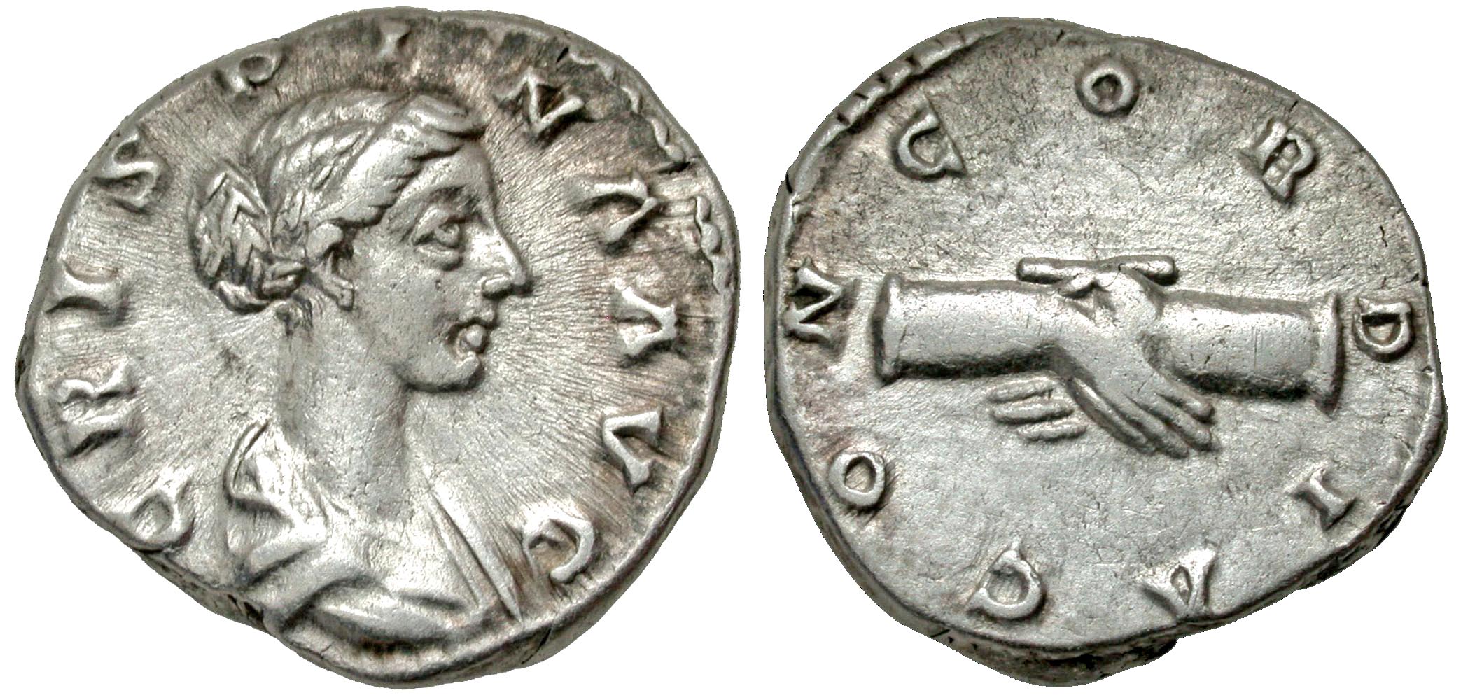 Crispina Augusta A D Ar Denarius Rome Mint Agora Auctions