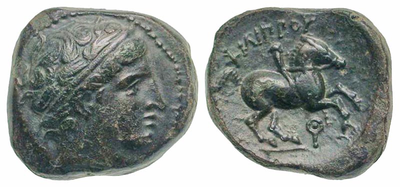 Macedonian Kingdom. Philip II. 359-336 B.C. AE unit. Uncertain Macedonian mint. 