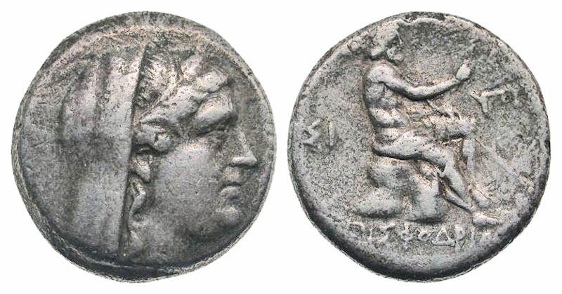 Thrace, Byzantion. Ca. 240-200 B.C. AR tetradrachm. Sphodrias, magistrate. 
