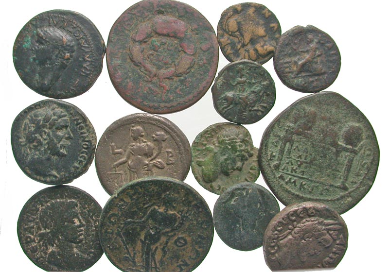 [Roman Provincial]. Lot of 16 Roman Provincial Coins. Ex Alex Malloy ...