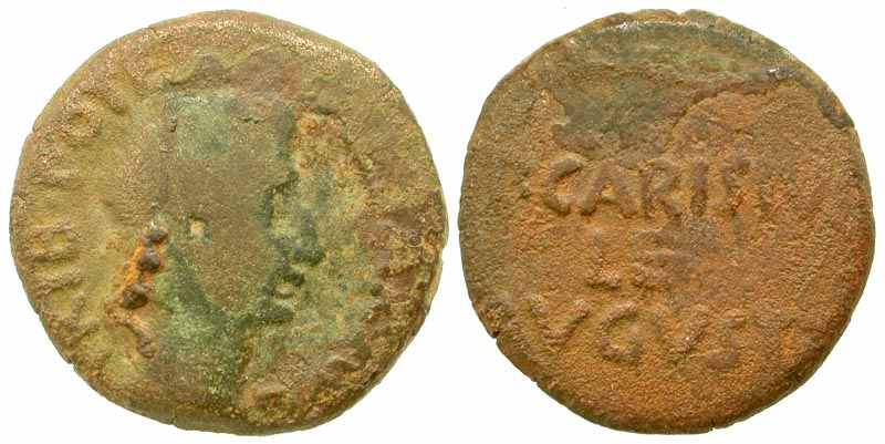 Hispania, Emerita. Augustus. 27 B.C.-A.D. 14 AE 27. Ca. 25 23 B.C ...