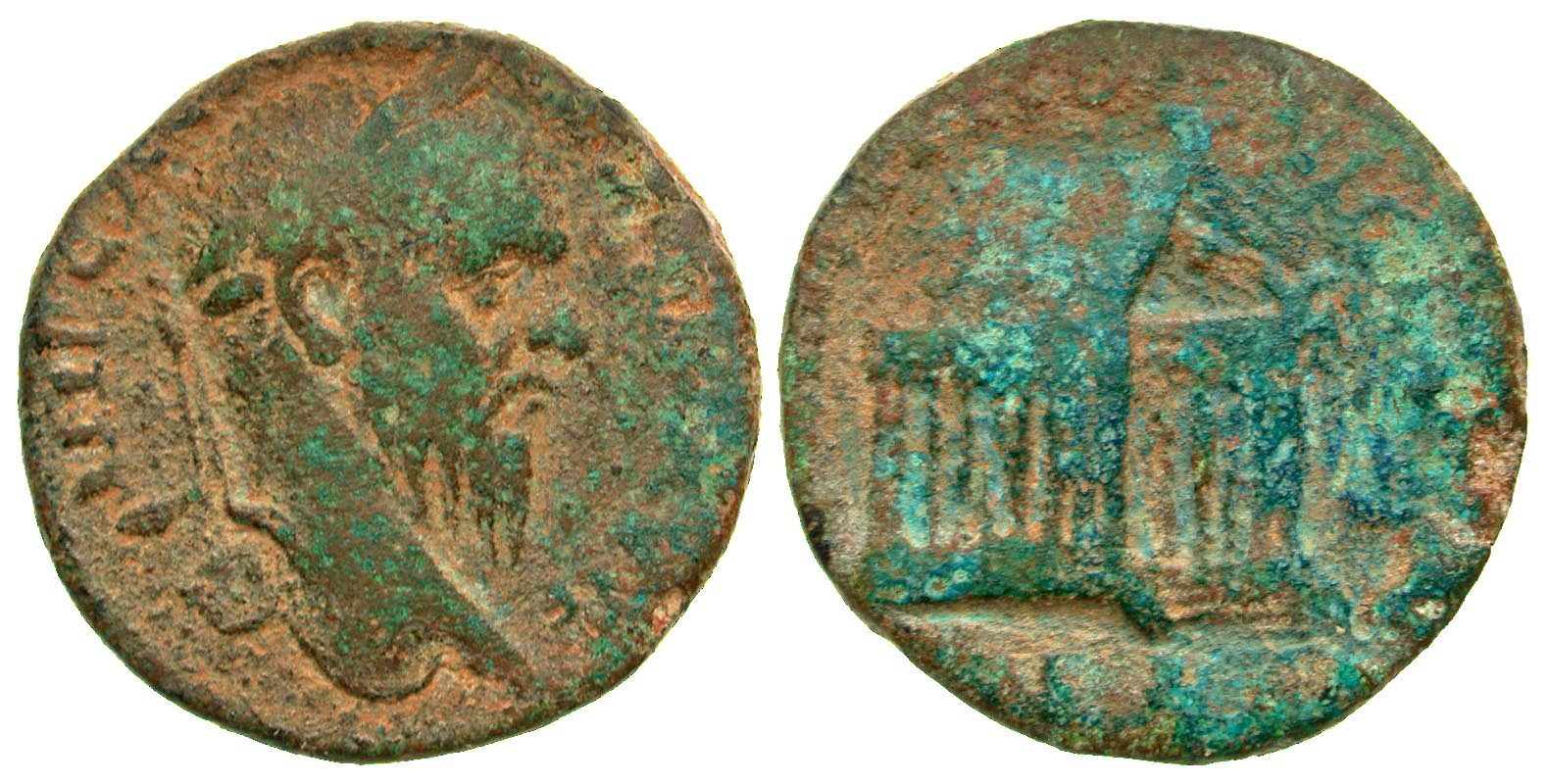 Phoenicia, Tyre. Macrinus. A.D. 217218. AE 25. From the Virginia