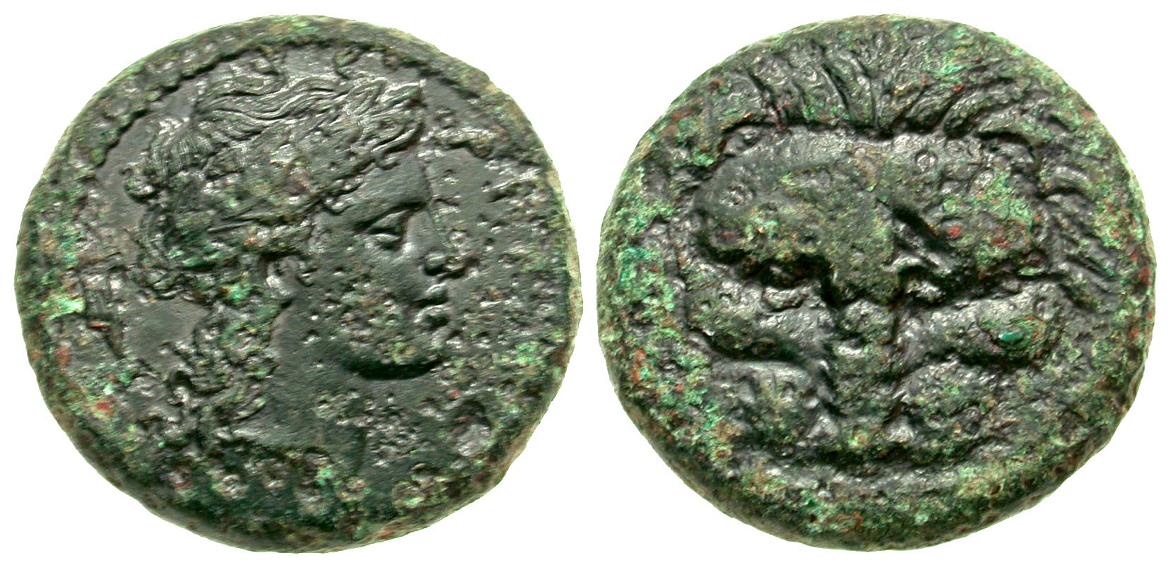 Bruttium, Rhegion. Civic issue. 415-387 B.C. AE 21. 