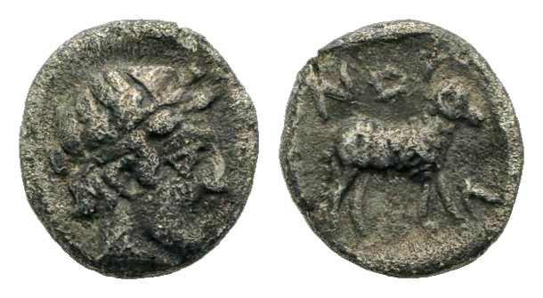 Troas, Neandria. 4th century B.C. AR obol. 