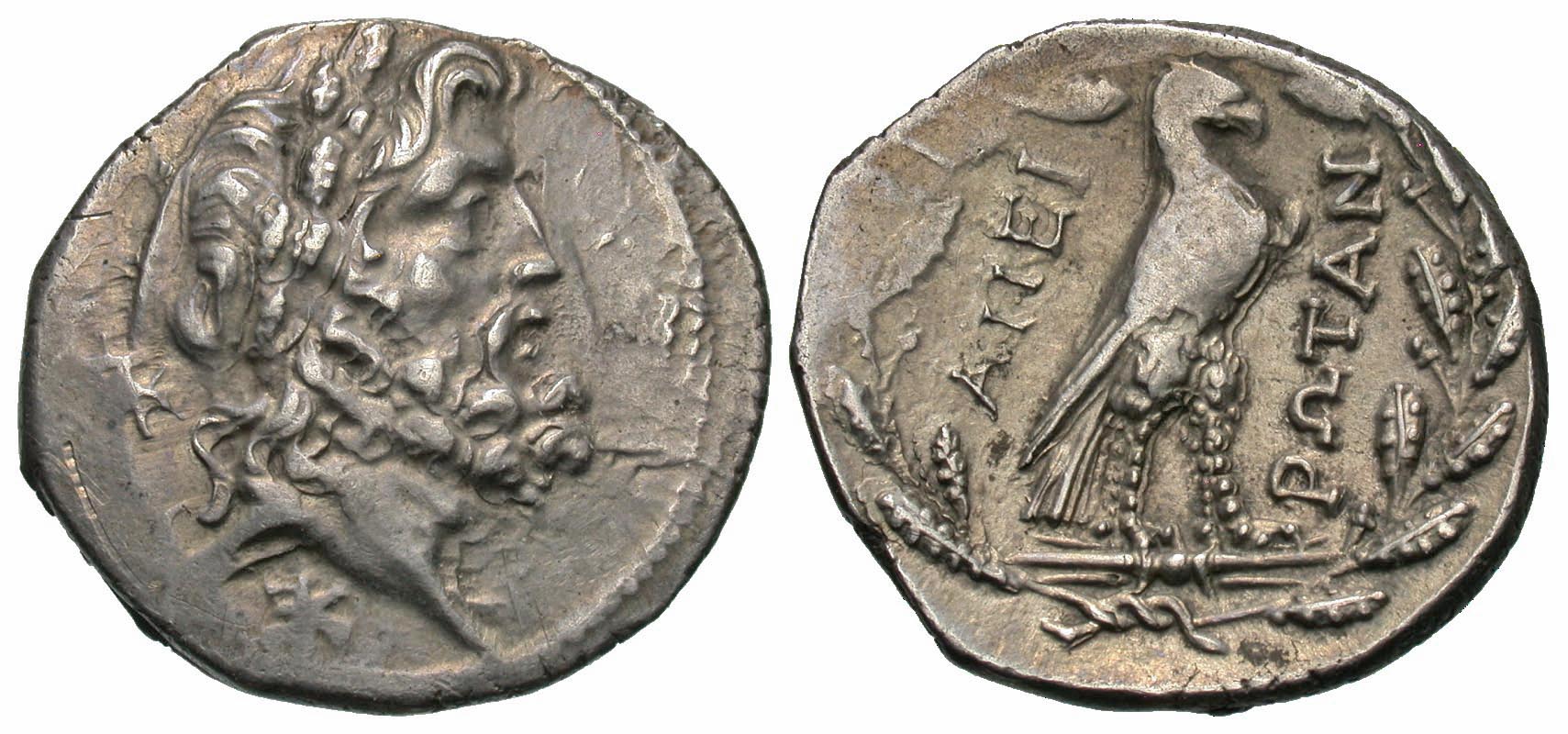 Epeiros, Epirote Republic (Federal coinage). Ca. 234/3-168 B.C. AR drachm. 
