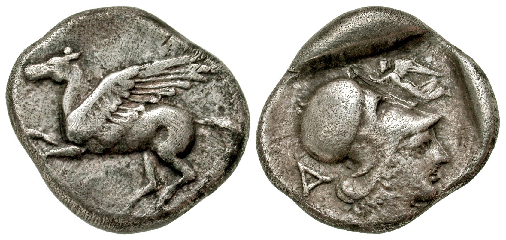 Epeiros, Ambrakia. Ca. 456-426 B.C. AR stater. From the D. Thomas Collection. 