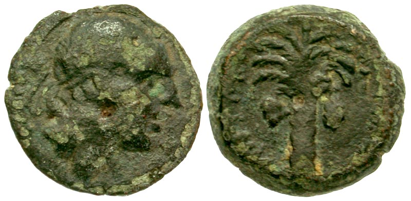 Seleukid Kingdom. Antiochos IV Epiphanes. 175-164 B.C. AE 14. Tyre mint, struck 175-168 B.C. 