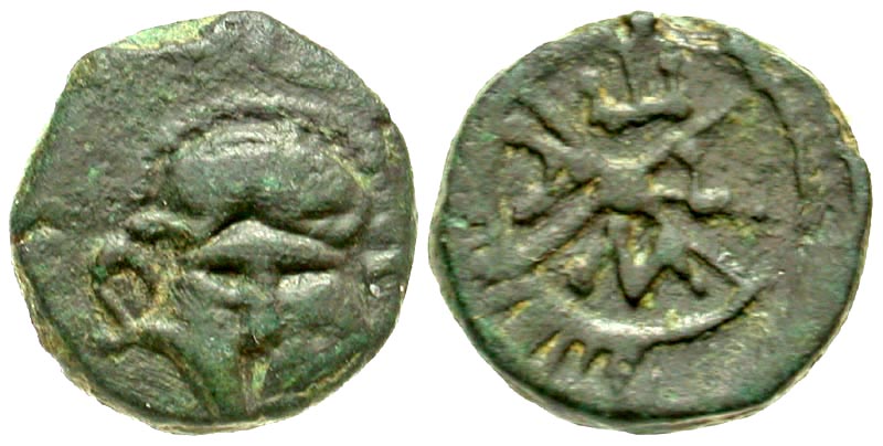 Thrace, Mesembria. Ca. 4th century B.C. AE 12. Ex CNG E-auction 291, lot 21. 