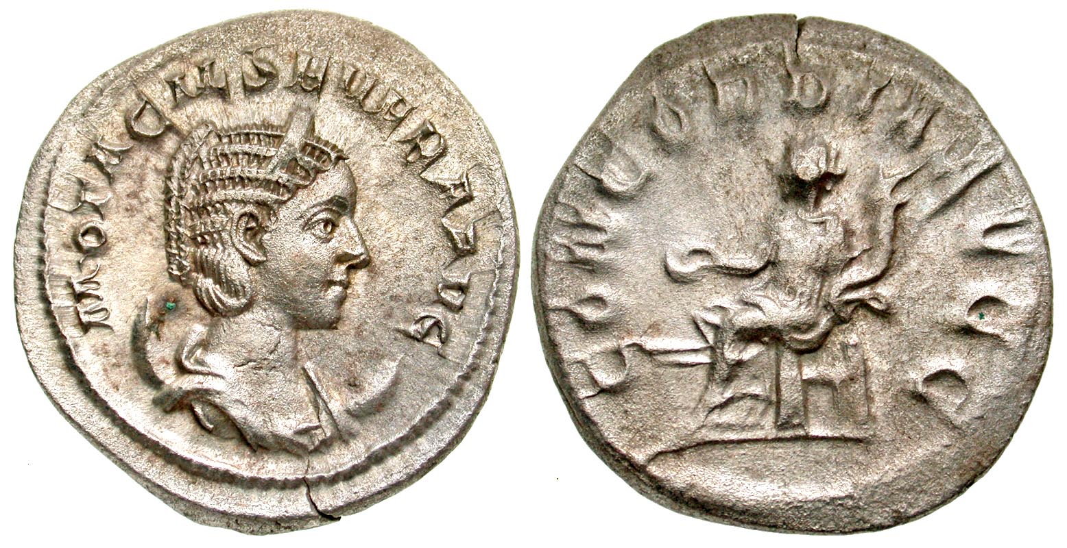 Otacilia Severa. Augusta, A.D. 244-249. AR antoninianus. Rome mint