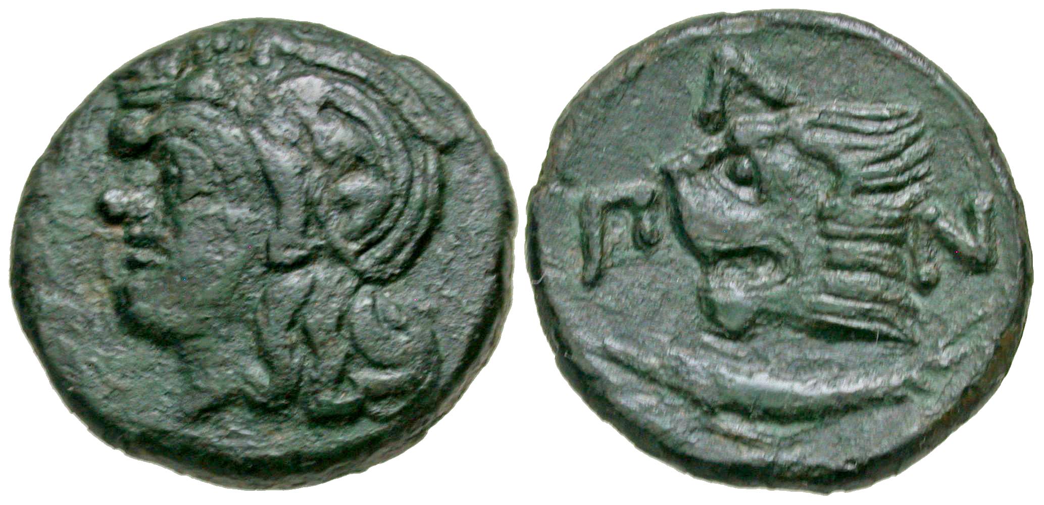 Cimmerian Bosporos, Pantikapaion. Circa 310-304 B.C. AE 21. 