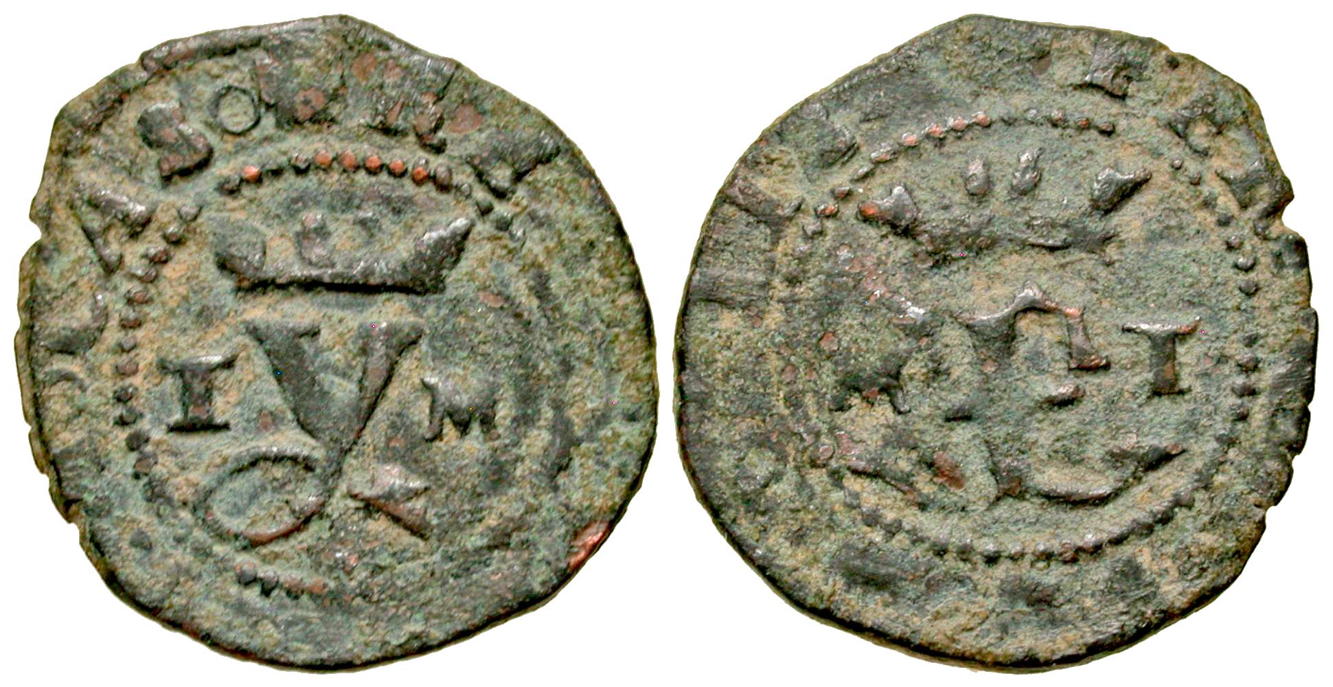 Spain, Castile and Leon. Fernando II and Isabella. 14741504. BI blanco