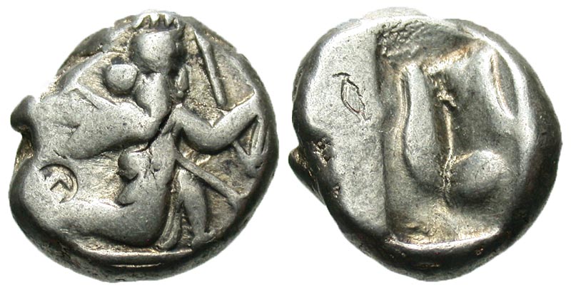 Achaemenid Kingdom. Xerxes I to Artaxerxes II. Ca. 475-450 B.C. AR siglos.