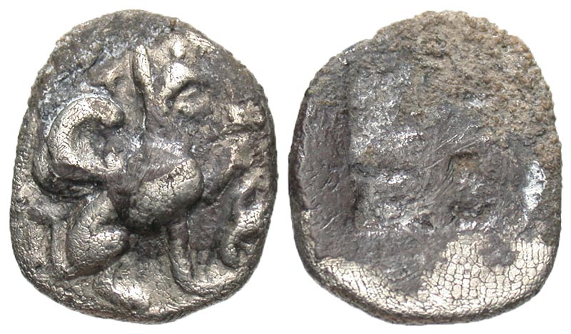 Ionia, Teos. Ca. 478-449 B.C. AR trihemiobol.