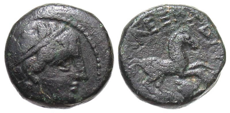 KINGDOM OF MACEDON. Alexander III, 336-323 BC. AE14. Scarce.