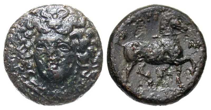 THESSALY, Larissa. 350-300 BC. AE19 Tetrachalkon 
