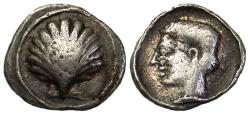 Calabria, Taras. Ca. 470-450 B.C. AR litra.