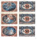 Lot of 6 Austrian Notgeld - Christian Themed.