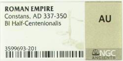 Constans. A.D. 337-350. Æ 3. Siscia mint, A.D. 348-350. NGC Certified.