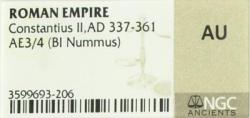 Constantius II. A.D. 337-361. Æ 3/4. Siscia mint, A.D. 347-348. NGC Certified.