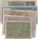 Lot of 24 American Bank Notes with one New Zealand.