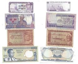 Lot of 15 Notes; Africa.