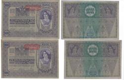 Lot of Five Austrian Notes, 1912-22.