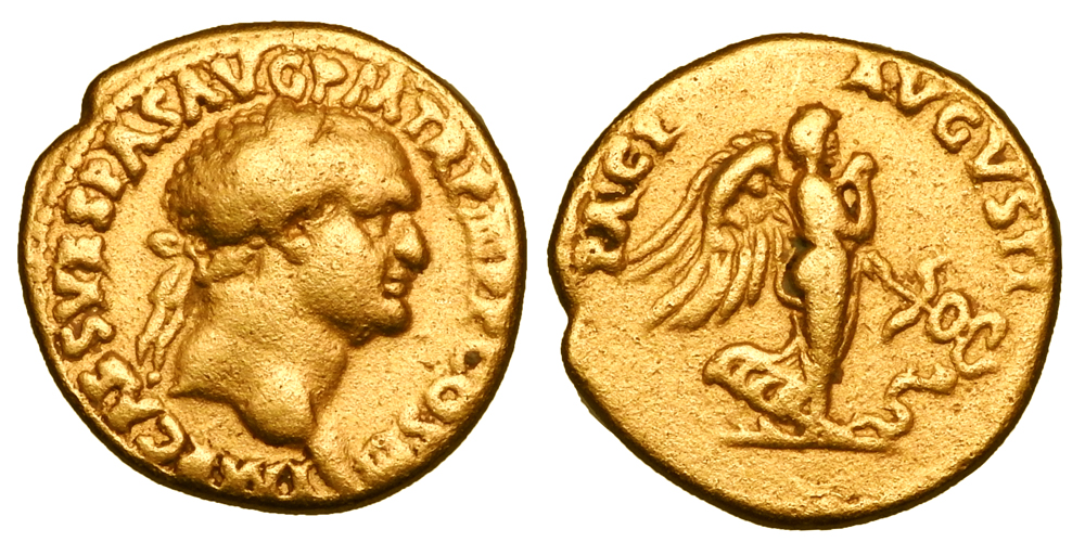 Vespasian, 69-79 Ad. Gold Aureus. - Agora Auctions